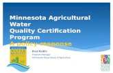 Minnesota Agricultural Water Quality Certification Program 03-28-14