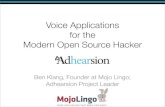 Voice Applications for the Modern Open Source Hacker