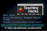 Teaching hacks