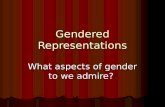 Gendered representations