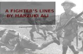 A fighter's lines by marzuki ali