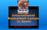 Summer basketball camp Spain