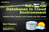 9. Cloud software development - relational databases-in-cloud-environment