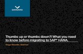 What you need to know before migrating to SAP Hana