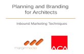 Planning and Branding for Architects - Inbound Marketing Strategies