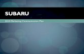 Subaru full IMC plan || A.Tantawy