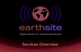 Earthsite - Digital Media for Sustainable Brands - Services 2012