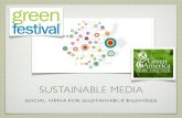 Sustainable Media - How Social Media is the Ultimate Sustainability Technology - by @JoeyShepp