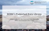 British Oceanographic Data Centre's Published Data Library