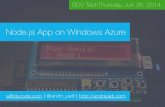 Develop & Deploy Node.js app on Windows Azure