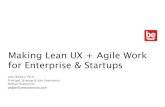Agile DC Meetup Presentation - Agile UX