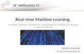 Real time machine learning