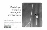 DataUp Overview for UC Merced Research Week