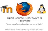 Open Source Shareware Freeware