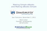 Making Simple eBooks and Making eBooks Simple