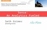 Search, Signals & Sense: An Analytics Fueled Vision