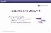 Eclipse and Java 8 - Eclipse Day India 2013