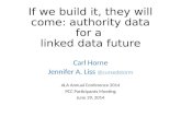 If we build it, they will come: authority data for a linked data future