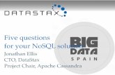 The top five questions to ask about NoSQL. JONATHAN ELLIS at Big Data Spain 2012