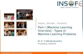 Fast Track Machine Learning Part 1 (Machine Learning Overview) - Types of Machine Learning Problems