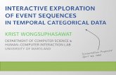 Krist Wongsuphasawat's Dissertation Proposal Slides: Interactive Exploration of Event Sequences in Temporal Categorical Data