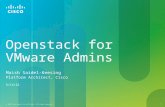 OpenStack for VMware Admins - Maish Saidel-Keesing, Cisco
