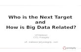 Who is the next target and how is big data related   ulf mattsson