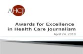 AHCJ Awards for Excellence in Health Care Journalism