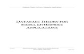 Dinesh Chandrasekar  Database Theory For Siebel Enterprise Applications