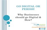 Go Digital or Perish! - "Why Businesses Should Go Digital and How?"