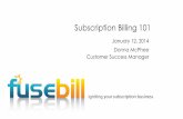 Subscription Billing 101 - FB2014