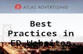 Atlas Best Practices in ED Websites