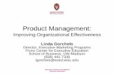 Improving organizational effectiveness in product management