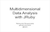 Multidimensional Data Analysis with JRuby