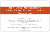 Sallans RDAP11 NSF Data Management Plan Case Studies