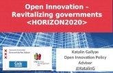 HORIZON 2020, ICT enabling Open innovation Projects,Vilnius
