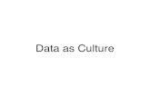 Data as Culture