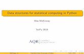 Data Structures for Statistical Computing in Python