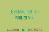 Designing for The Modern Web