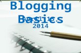 Blogging Basics Workshop Presentation