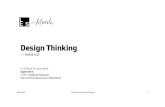 Design Thinking, Hyper Island handout Les Munk