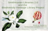 Smithsonian Libraries 2.0 and the Biodiversity Heritage Library Project