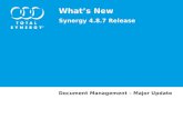 What's new in 4.8.7 - Document Management