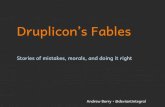 Druplicon's fables