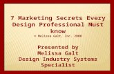 7 Marketing Secrets Every Design Professional Must Know