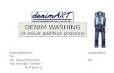 Denim washing