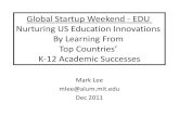 Nurturing EDU innovations - US Perspective