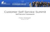 Customer Self Service  - 4C Framework