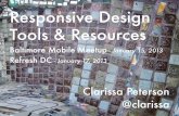 Responsive Design Tools & Resources
