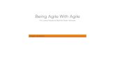 Being agile about agile